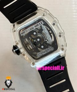 ساعت ریچارد میل مردانه کوارتز قاب شیشه بند رابر مشکی 021616 RICHARD MILLE 