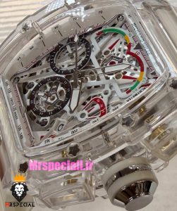 ساعت ریچارد میل مردانه کرنوگراف سفید بند رابر سفید 021611 RICHARD MILLE 