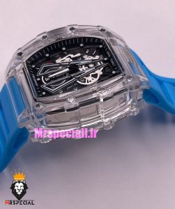 ساعت ریچارد میل مردانه کوارتز قاب شیشه ای بند رابر ابی 01890 RICHARD MILLE