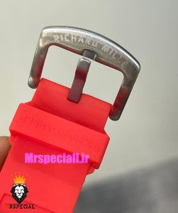 ساعت ریچارد میل مردانه کوارتز قاب سرامیک بند رابر قرمز 021421 RICHARD MILLE 