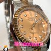 ساعت رولکس مردانه مدل دیت جاست اتوماتیک دورنگ رزگلد صفحه رزگلد 020915 ROLEX DATEJUST