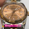 ساعت رولکس مردانه مدل دیت جاست اتوماتیک دورنگ رزگلد صفحه رزگلد 020915 ROLEX DATEJUST