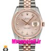 ساعت رولکس مردانه مدل دیت جاست اتوماتیک دورنگ رزگلد صفحه رزگلد 020915 ROLEX DATEJUST