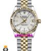 ساعت رولکس زنانه دیت جاست اتوماتیک دورنگ طلایی صفحه سفید 021476 ROLEX DATEJUST
