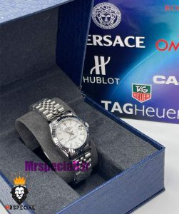 ساعت رولکس زنانه دیت جاست اتوماتیک استیل صفحه سفید 021473 ROLEX DATEJUST