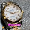 ساعت رولکس زنانه دیت جاست اتوماتیک دورنگ رزگلد صفحه سفید صدف 021039 ROLEX DATEJUST