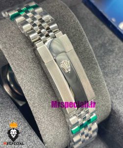 ساعت رولکس زنانه دیت جاست اتوماتیک استیل قاب نگین صفحه ابی 021470 ROLEX DATEJUST