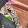 ساعت رولکس زنانه دیت جاست اتوماتیک استیل قاب نگین صفحه سفید 020990 ROLEX DATEJUST