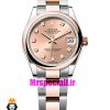 ساعت رولکس زنانه دیت جاست اتوماتیک دورنگ رزگلد صفحه رزگلد 021040 ROLEX DATEJUST