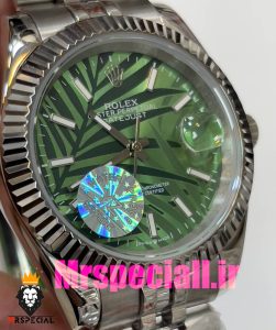 ساعت رولکس مردانه مدل دیت جاست اتوماتیک استیل صفحه سبز 020889 ROLEX DATEJUST