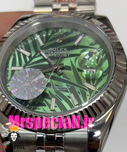 ساعت رولکس مردانه مدل دیت جاست اتوماتیک استیل صفحه سبز 020889 ROLEX DATEJUST