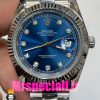 ساعت رولکس مردانه مدل دیت جاست اتوماتیک استیل صفحه ابی 020892 ROLEX DATEJUST