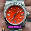 ساعت رولکس زنانه پرپچوال کوارتز استیل صفحه قرمز 021056 ROLEX Perpetual