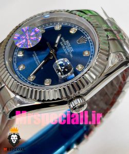 ساعت رولکس مردانه مدل دیت جاست اتوماتیک استیل صفحه ابی 020891 ROLEX DATEJUST
