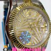 ساعت رولکس مردانه مدل دیت جاست اتوماتیک دورنگ طلایی صفحه طلایی 020895 ROLEX DATEJUST