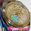 ساعت رولکس مردانه مدل دیت جاست اتوماتیک دورنگ طلایی صفحه طلایی 020895 ROLEX DATEJUST