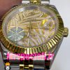 ساعت رولکس مردانه مدل دیت جاست اتوماتیک دورنگ طلایی صفحه طلایی 020895 ROLEX DATEJUST