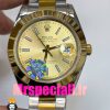 ساعت رولکس مردانه مدل دیت جاست اتوماتیک دورنگ طلایی صفحه طلایی 020893 ROLEX DATEJUST
