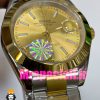 ساعت رولکس مردانه مدل دیت جاست اتوماتیک دورنگ طلایی صفحه طلایی 020893 ROLEX DATEJUST