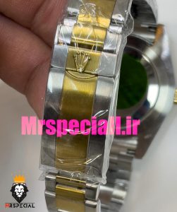 ساعت رولکس مردانه مدل دیت جاست اتوماتیک دورنگ طلایی صفحه طلایی 020893 ROLEX DATEJUST