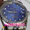 ساعت رولکس زنانه مدل دیت جاست اتوماتیک استیل صفحه ابی قاب نگین 020866 ROLEX DATEJUST Diamond