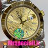 ساعت رولکس مردانه مدل دیت جاست اتوماتیک دورنگ طلایی صفحه طلایی 020894 ROLEX DATEJUST
