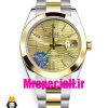 ساعت رولکس مردانه مدل دیت جاست اتوماتیک دورنگ طلایی صفحه طلایی 020894 ROLEX DATEJUST
