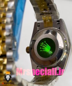 ساعت رولکس زنانه مدل دیت جاست اتوماتیک دورنگ طلایی صفحه طلایی 020863 ROLEX DATEJUST