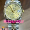 ساعت رولکس زنانه مدل دیت جاست اتوماتیک دورنگ طلایی صفحه طلایی 020862 ROLEX DATEJUST