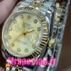 ساعت رولکس زنانه مدل دیت جاست اتوماتیک دورنگ طلایی صفحه طلایی 020862 ROLEX DATEJUST