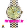 ساعت رولکس زنانه مدل دیت جاست اتوماتیک دورنگ طلایی صفحه طلایی 020862 ROLEX DATEJUST