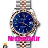 ساعت رولکس زنانه مدل دیت جاست اتوماتیک دورنگ رزگلد صفحه ابی 020861 ROLEX DATEJUST