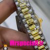 ساعت رولکس زنانه مدل دیت جاست اتوماتیک دورنگ طلایی صفحه بنفش 020876 ROLEX DATEJUST