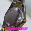 ساعت رولکس زنانه مدل دیت جاست اتوماتیک دورنگ طلایی صفحه بنفش 020876 ROLEX DATEJUST