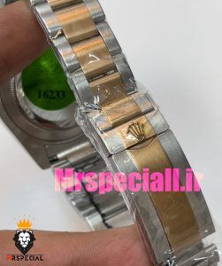 ساعت رولکس مردانه مدل دیت جاست اتوماتیک دورنگ رزگلد صفحه سبز 020880 ROLEX DATEJUST 