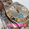 ساعت رولکس مردانه مدل دیت جاست اتوماتیک دورنگ رزگلد صفحه سفید 020881 ROLEX DATEJUST