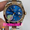 ساعت رولکس مردانه مدل دیت جاست اتوماتیک دورنگ رزگلد صفحه ابی 020887 ROLEX DATEJUST