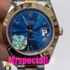ساعت رولکس مردانه مدل دیت جاست اتوماتیک دورنگ رزگلد صفحه ابی 020887 ROLEX DATEJUST