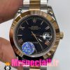 ساعت رولکس مردانه مدل دیت جاست اتوماتیک دورنگ رزگلد صفحه مشکی 020888 ROLEX DATEJUST