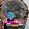 ساعت رولکس مردانه مدل دیت جاست اتوماتیک دورنگ رزگلد صفحه مشکی 020888 ROLEX DATEJUST