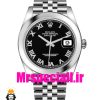 ساعت رولکس مردانه مدل دیت جاست اتوماتیک استیل صفحه مشکی 5786 ROLEX DATEJUST