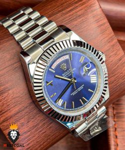 ساعت رولکس مردانه مدل دی دیت اتوماتیک استیل صفحه ابی 5790 ROLEX DAY DATE