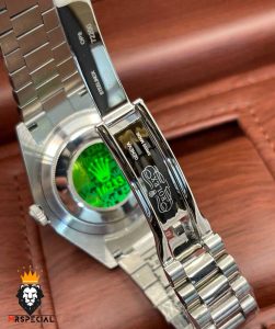 ساعت رولکس مردانه مدل دی دیت اتوماتیک استیل صفحه ابی 5790 ROLEX DAY DATE
