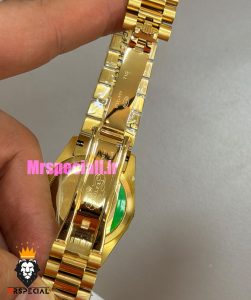 ساعت رولکس مردانه مدل دی دیت اتوماتیک طلایی صفحه سبز 021630 ROLEX DAY DATE