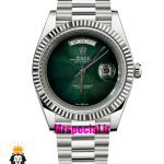 ساعت رولکس مردانه مدل دی دیت اتوماتیک استیل صفحه سبز 021333 ROLEX DAY DATE