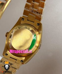ساعت رولکس مردانه مدل دی دیت اتوماتیک طلایی صفحه سبز 021630 ROLEX DAY DATE