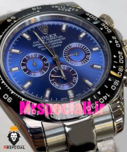 ساعت رولکس مردانه مدل دیتونا اتوماتیک استیل صفحه ابی 020858 ROLEX DAYTONA 