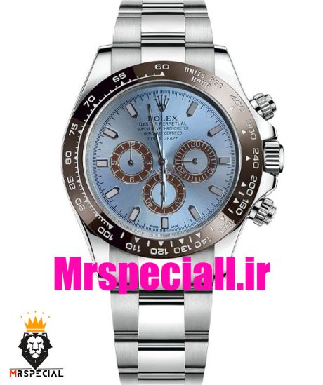 ساعت رولکس مردانه مدل دیتونا کرنوگراف استیل صفحه تیفانی 020859 ROLEX DAYTONA