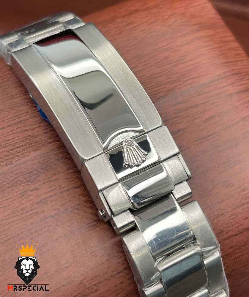 ساعت رولکس مدل دیتونا پاندا مردانه کرنوگراف استیل صفحه سفید 0968 ROLEX DAYTONA