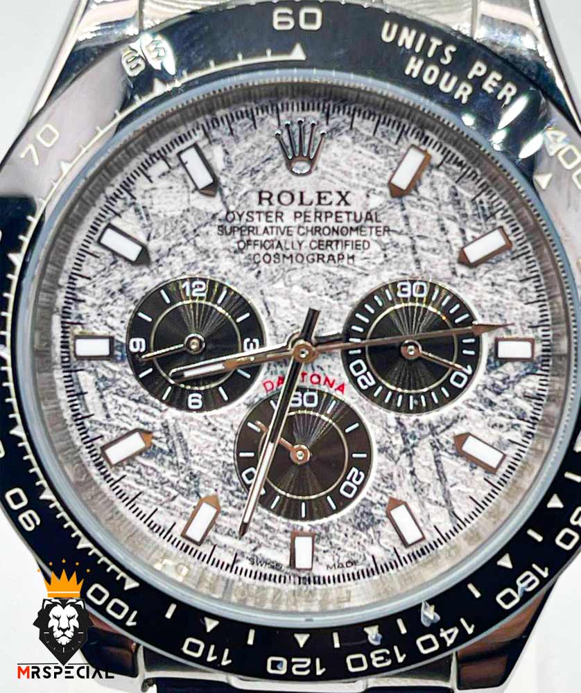 ساعت مردانه رولکس دیتونا اتوماتیک استیل بند رابر قاب سرامیک 01290 Rolex Cosmograph Daytona